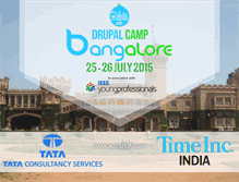 Tablet Screenshot of drupalcampbangalore.org